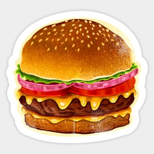 Cheese burger Sticker